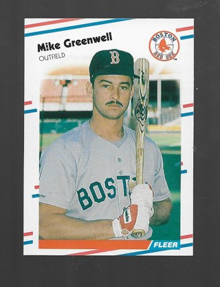 1988 FLEER MIKE GREENWELL #354