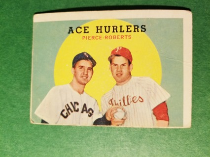 1959 - TOPPS EXMT - NRMT BASEBALL - CARD NO. 156 - ACE HURLERS