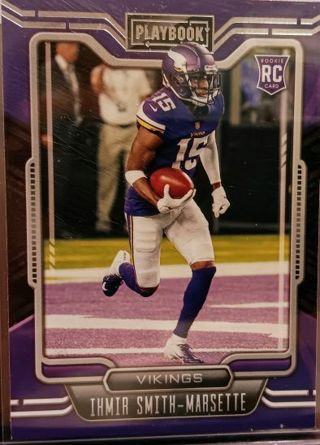 2021 PANINI PLAYBÒOk IHMIR SMITH-MARSETTE ROOKIE RC #140 MINNESOTA VIKINGS