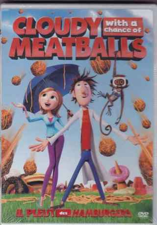 CLOUDY MEATBALLS DVD=NO SCRATCHES