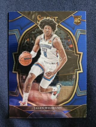 2022-23 Panini Select Rookie Jalen Williams