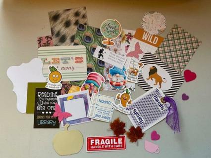 Paper Crafting Ephemera Pack (6)