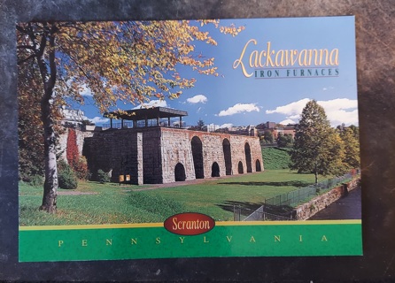 Lackawanna Iron Furnaces Postcard 