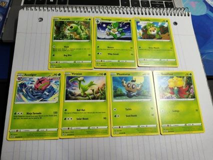 Pokemon Fusion Strike Grass Cards