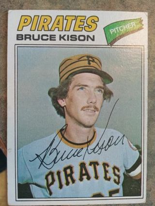 1977 TOPPS BRUCE KISON PITTSBURGH PIRATES BASEBALL CARD# 563