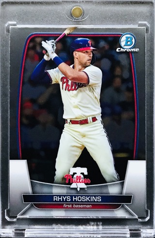 Rhys Hoskins - 2023 Bowman Chrome #55 - Philadelphia Phillies [AA132]