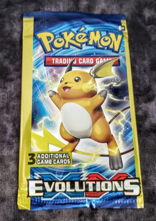 Pokemon Evolutions 3 Card Booster Pack - New Factory Sealed