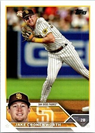 2023 Topps Series 1 Baseball Base #224 JAKE CRONENWORTH