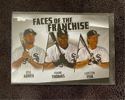 Jose Abreu/Frank Thomas/Carlton Fisk insert