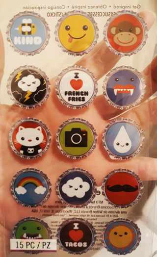 15 Fun Stickers (Food & others)