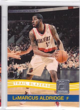 LaMarcus Aldridge 2010-11 Panini Donruss Portland Trail Blazers