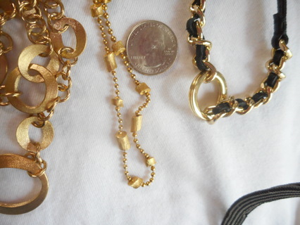 Nice Lot Chain Link Necklaces