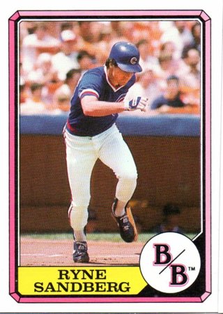 1987 Topps Ryne Sandberg Boardwalk Baseball