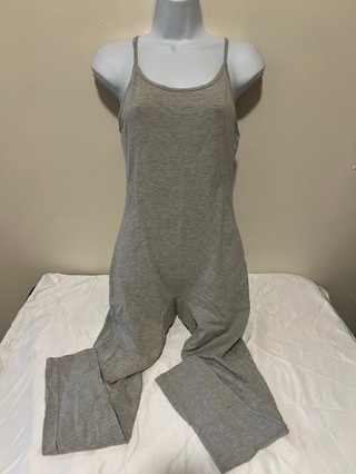 K Too Grey Jumpsuit Size Large