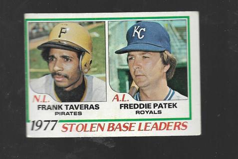 1978 TOPPS STOLEN BASE LEADERS #204