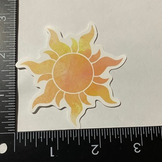 Pretty sun cool large sticker decal new 