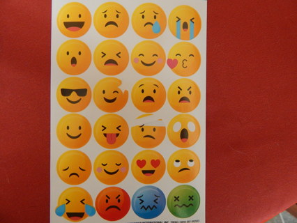 Colorful & Fun Assorted Smiley face  stickers!!