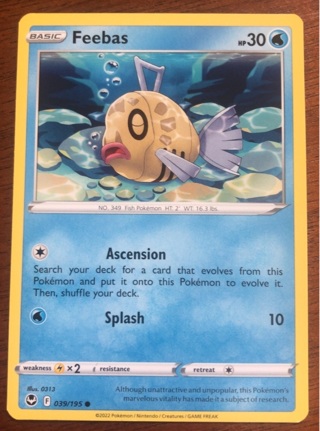 Pokemon Trading Card - Feebas