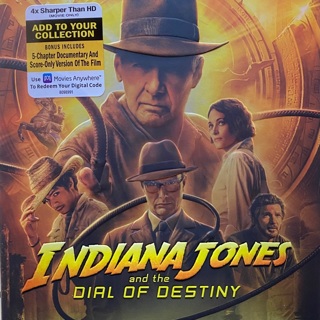 Indiana Jones and the Dial of Destiny 4K Ultra HD - Code Only