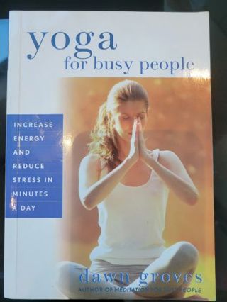 BOOK- YOGA FOR BUSY PEOPLE