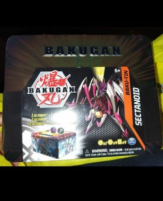 Bakugan Sectanoid Baku-Tin - 1 Sectanoid + 1 mystery Bakugan (Brand New)