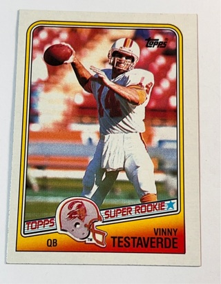 1988 Topps Vinny Testaverde ROOKIE Tampa Bay Buccaneers RC #352 