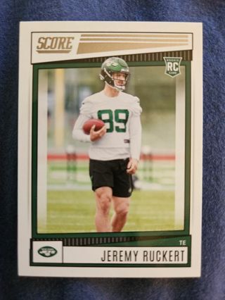 2022 Score Rookie Jeremy Ruckert