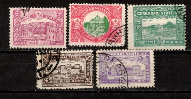 India Charkhari State Old Stamps