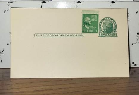 Unused Stamped Vintage Postal Card