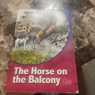 Book by Jane Ayres the horse on the balcony 