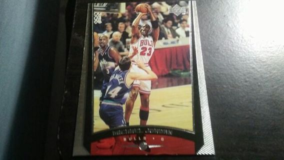 1999 UPPER DECK MICHAEL JORDAN CHICAGO BULLS BASKETBALL CARD# 230m