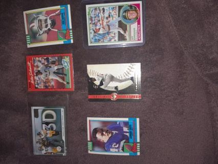 6 card sports lot