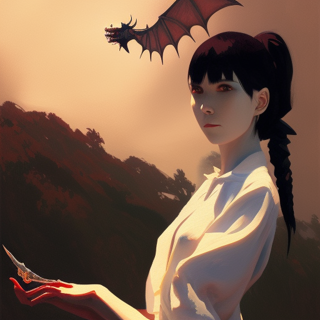 Listia Digital Collectible: Goth Dragon Lady