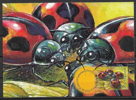 2003 Australia Sc2189 Vedalia Ladybugs maxi card