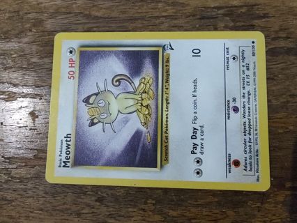 Pokemon Base Set 2 Meowth 80/130 #2