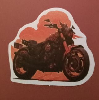 Motorcycle vending sticker #6