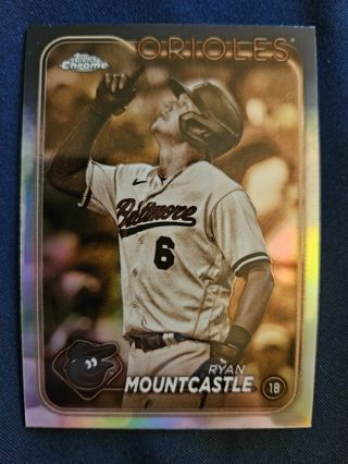 2024 Topps Chrome Sepia Refractor Ryan Mountcastle