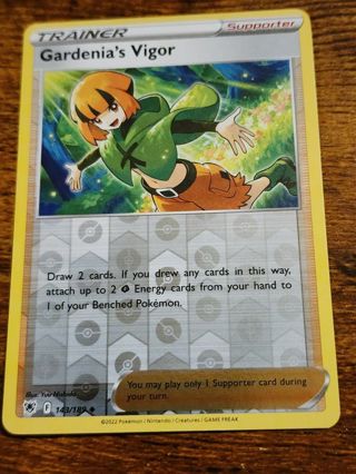 Pokemon Gardenias Vigor 143/189 reverse holo