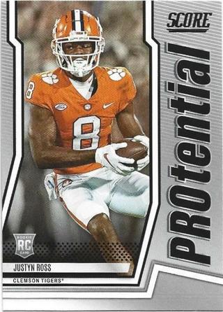 2022 SCORE JUSTYN ROSS PROTENTIAL INSERT ROOKIE CARD