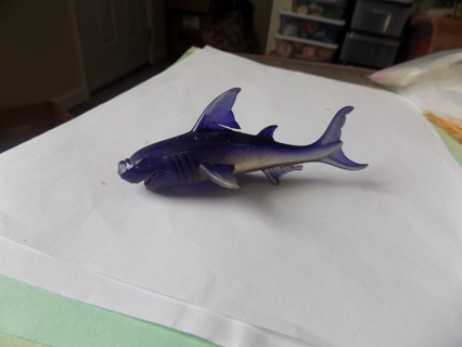 4 inch long purple shark