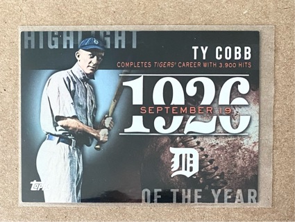 Ty Cobb insert