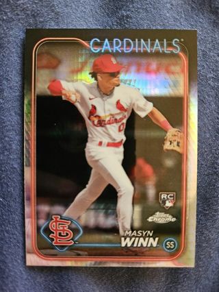 2024 Topps Chrome Rookie Prism Refractor Masyn Winn