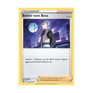 Tradingcard - Pokemon 2022 german  Tradingcard - Pokemon 2022 german Befehl vom Boss 132/172  *RARE*