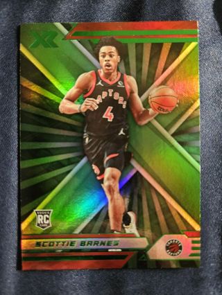 2021-22 Panini Chronicles XR Green Rookie Scottie Barnes