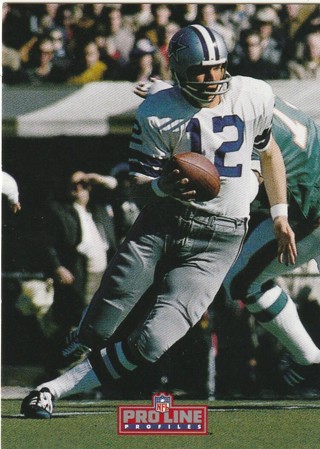 HALL OF FAMER ROGER STAUBACH Cowboys 1992 Pro Line Profiles 4 of 9 