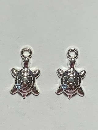 OCEAN/BEACH CHARMS~#18~SILVER~2 CHARMS~FREE SHIPPING!