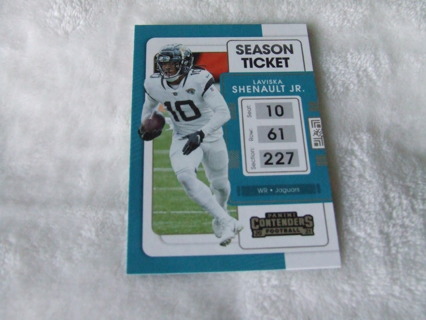 2021 Laviska Shenault Jr Jacksonville Jaguars Panini Contenders Season Ticket Card #46