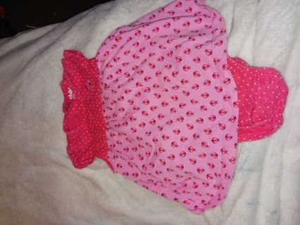 Baby girl onesie dress size 3-6m