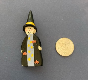 Vintage Halloween Good Witch Pin