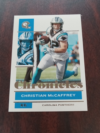 Christian McCaffrey 2021 Chronicles Football Card #14